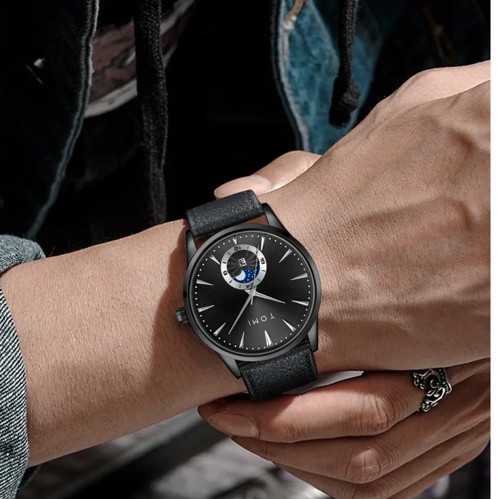 TOMI T024 Classic Men's Analog Wristwatch