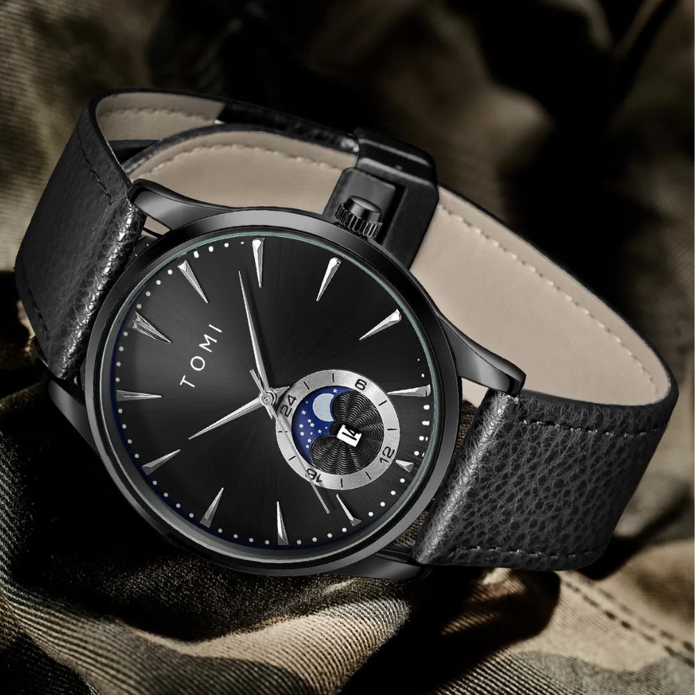 TOMI T024 Classic Men's Analog Wristwatch