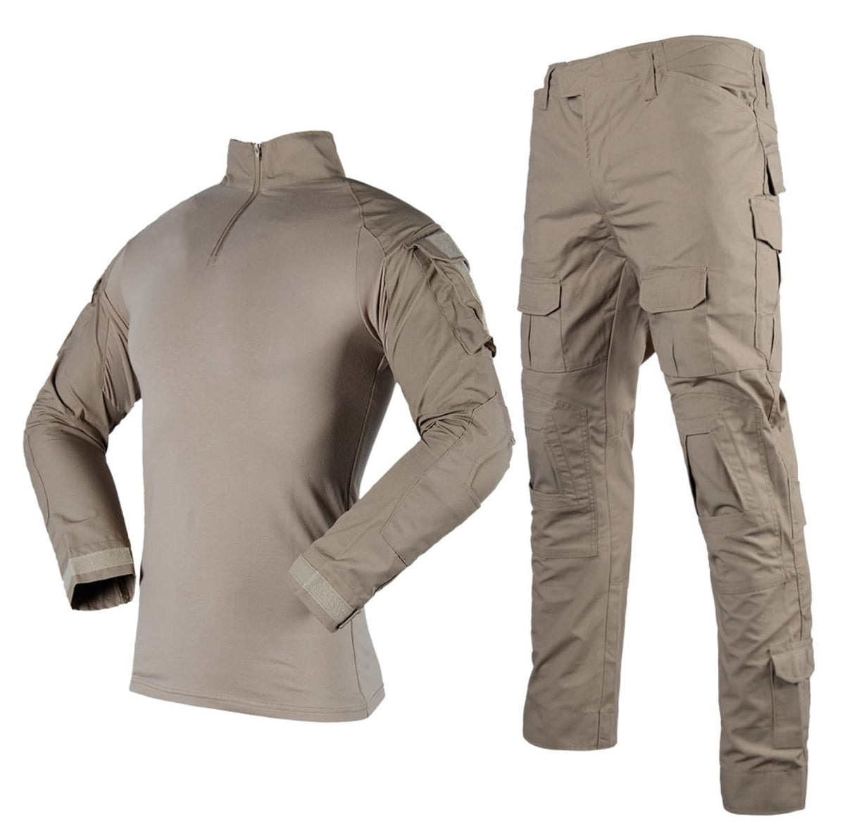 Men’s Outdoor Suit Lightweight Khaki Shirt & Pants Set