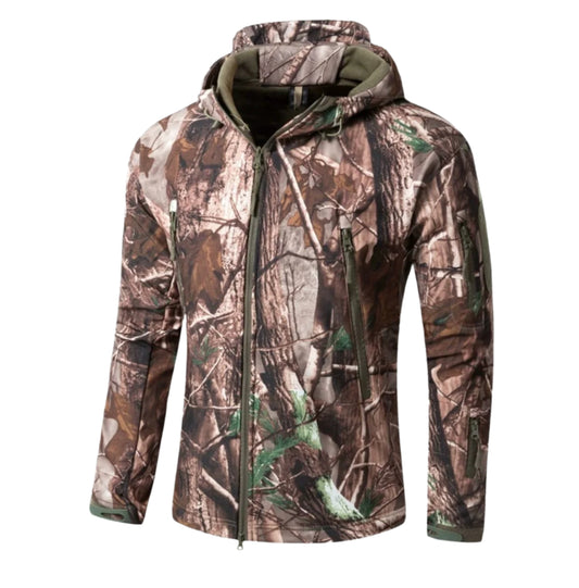 Soft Shell Outdoor Jacket Bush Camo