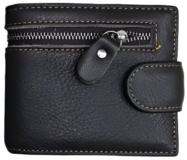 X-805 Genuine Leather Cowhide Men's Bifold Wallet