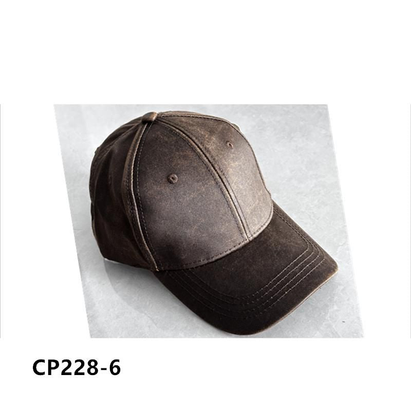 CP228-6 Plain Brown Pu Cap