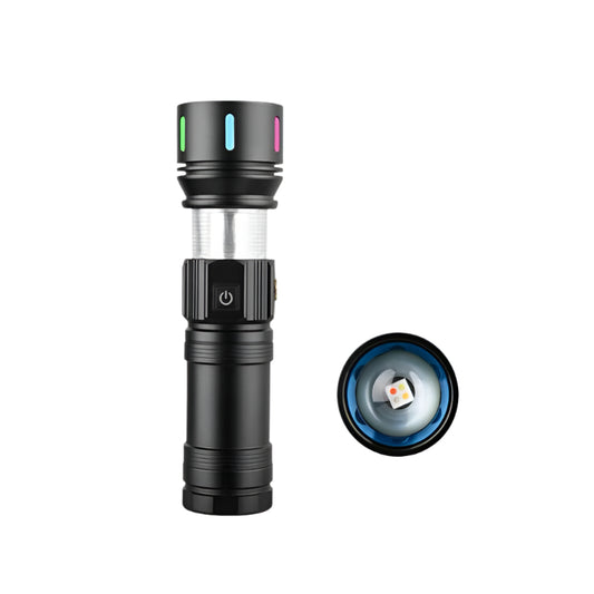 Zoom Focus LED Torch Adjustable Beam & Long Range Light
