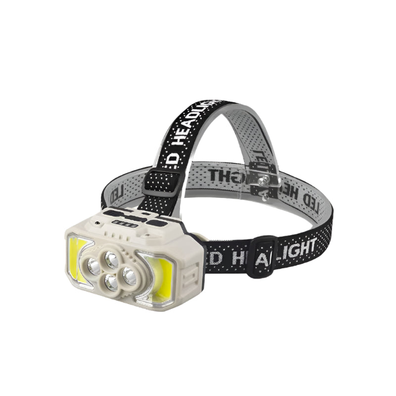 Adjustable Headlamp Hands Free Torch with Swivel Head