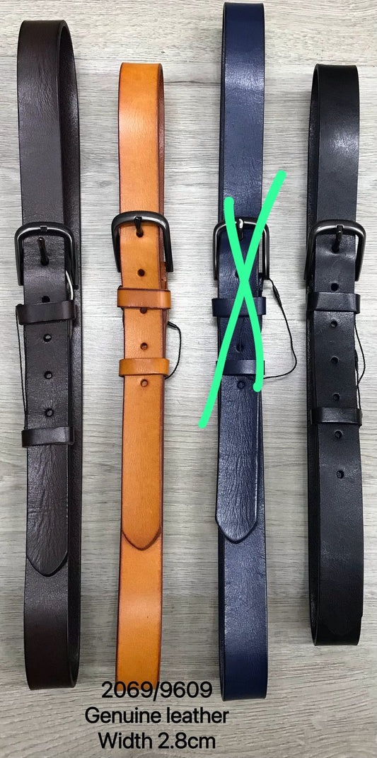Ladies 2069/9609 Width 2.3cm Genuine Leather Belt