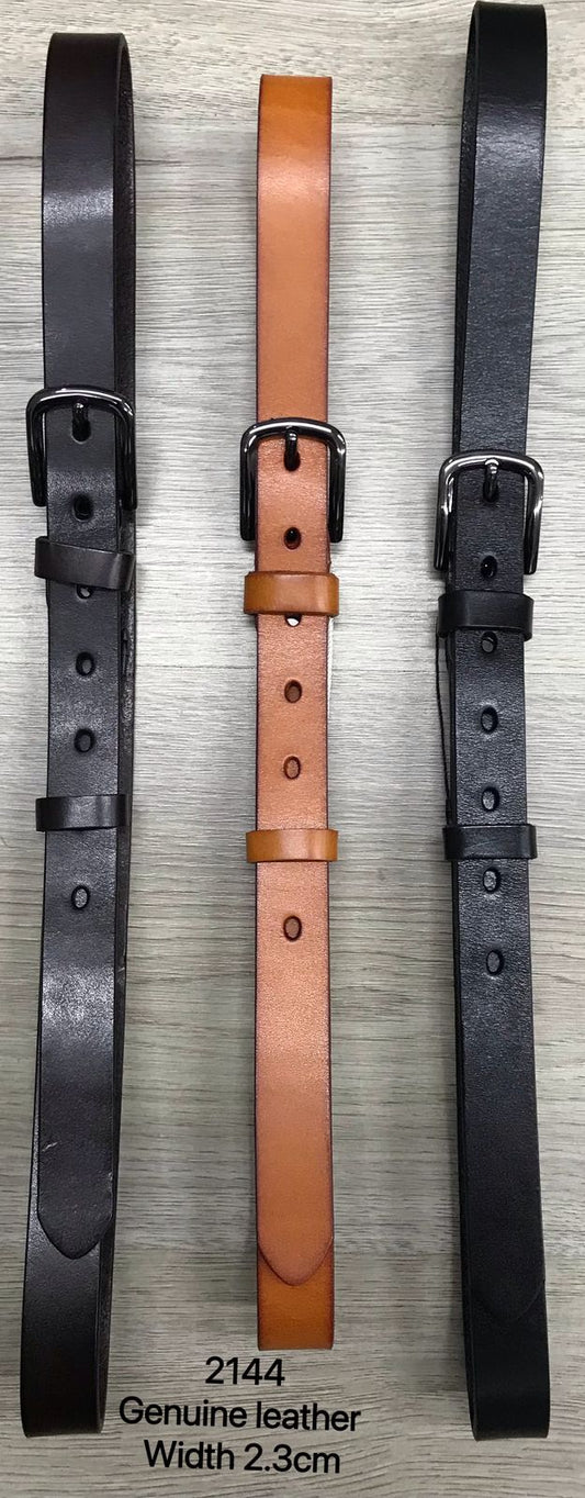 Ladies Width 2.3cm Genuine Leather Belt