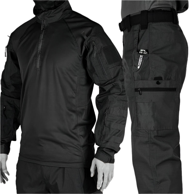Men’s Outdoor Suit Quick Dry Camouflage Shirt Pants Set