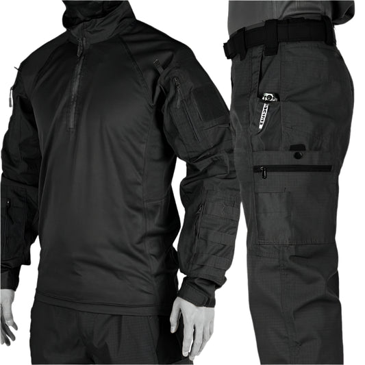 Men’s Outdoor Suit Quick Dry Camouflage Shirt Pants Set