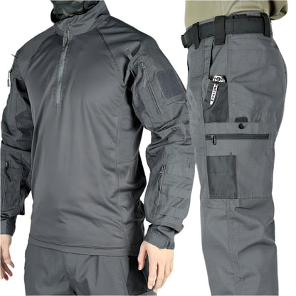 Men’s Outdoor Suit Quick Dry Camouflage Shirt Pants Set