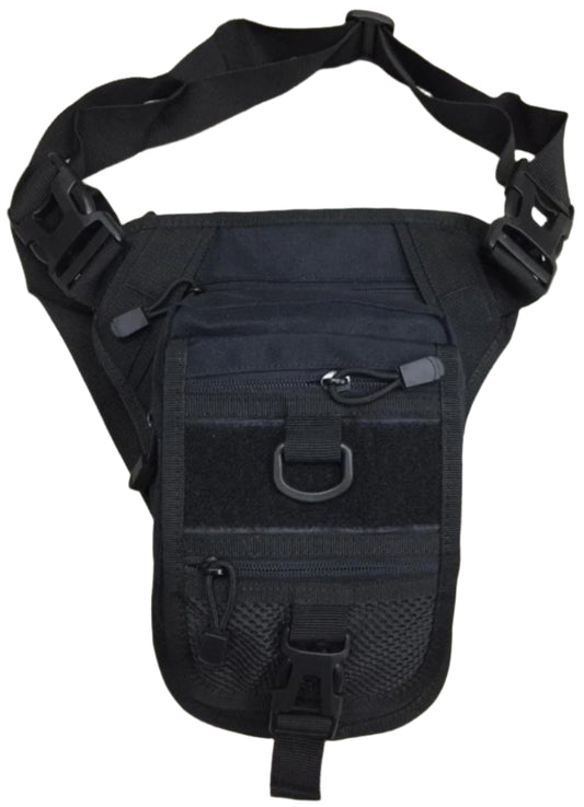 Men's Outdoor Leg Bag Black