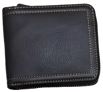 X-8100 Genuine Leather Cowhide Men's Bifold Wallet