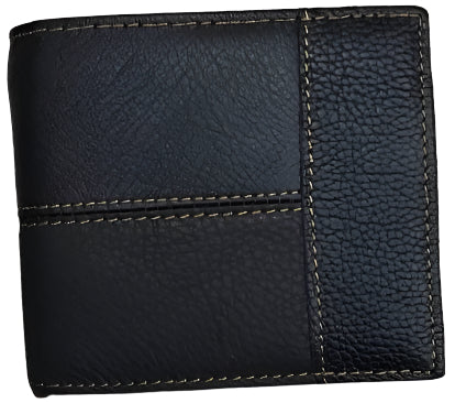 X-866 Genuine Leather Cowhide Men's Bifold Wallet