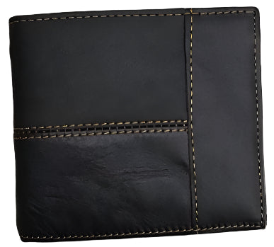 X-866 Genuine Leather Cowhide Men's Bifold Wallet