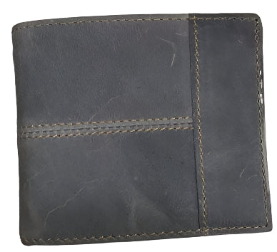 X-866 Genuine Leather Cowhide Men's Bifold Wallet