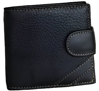 X-8675 Genuine Leather Cowhide Men's Bifold Wallet