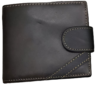 X-8675 Genuine Leather Cowhide Men's Bifold Wallet