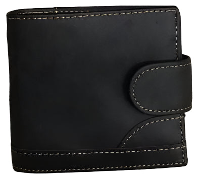 X-8676 Genuine Leather Cowhide Men's Bifold Wallet