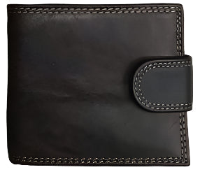 XF-A261-A Genuine Leather Cowhide Men's Bifold Wallet