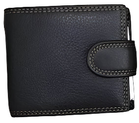 XF-A261-A Genuine Leather Cowhide Men's Bifold Wallet