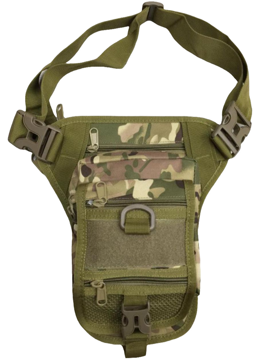 Men's Outdoor Leg Bag Khaki Camo