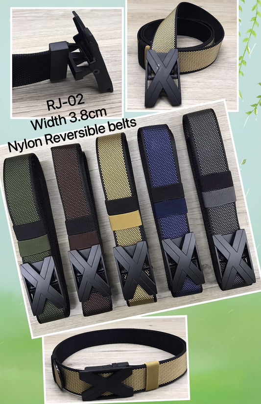 Outdoor Belt Nylon Belt – Modern Design with X Buckle (3.8cm Width)