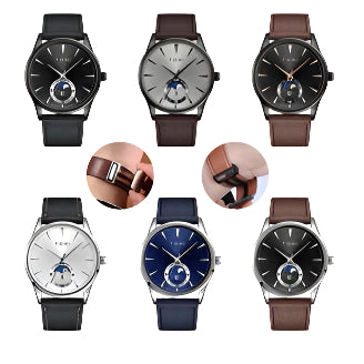 TOMI T024 Classic Men's Analog Wristwatch