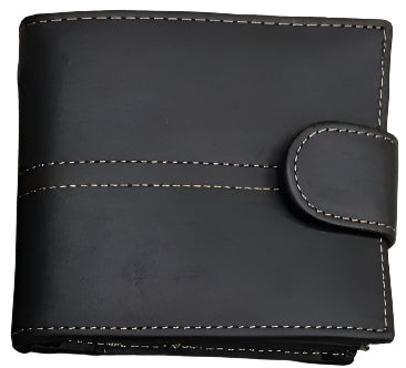 X-8106 Genuine Leather Cowhide Men's Bifold Wallet