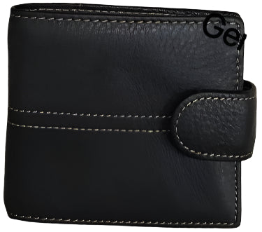 X-8106 Genuine Leather Cowhide Men's Bifold Wallet