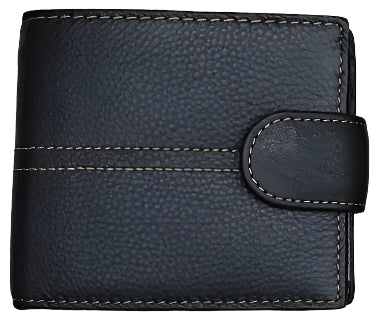 X-8106 Genuine Leather Cowhide Men's Bifold Wallet