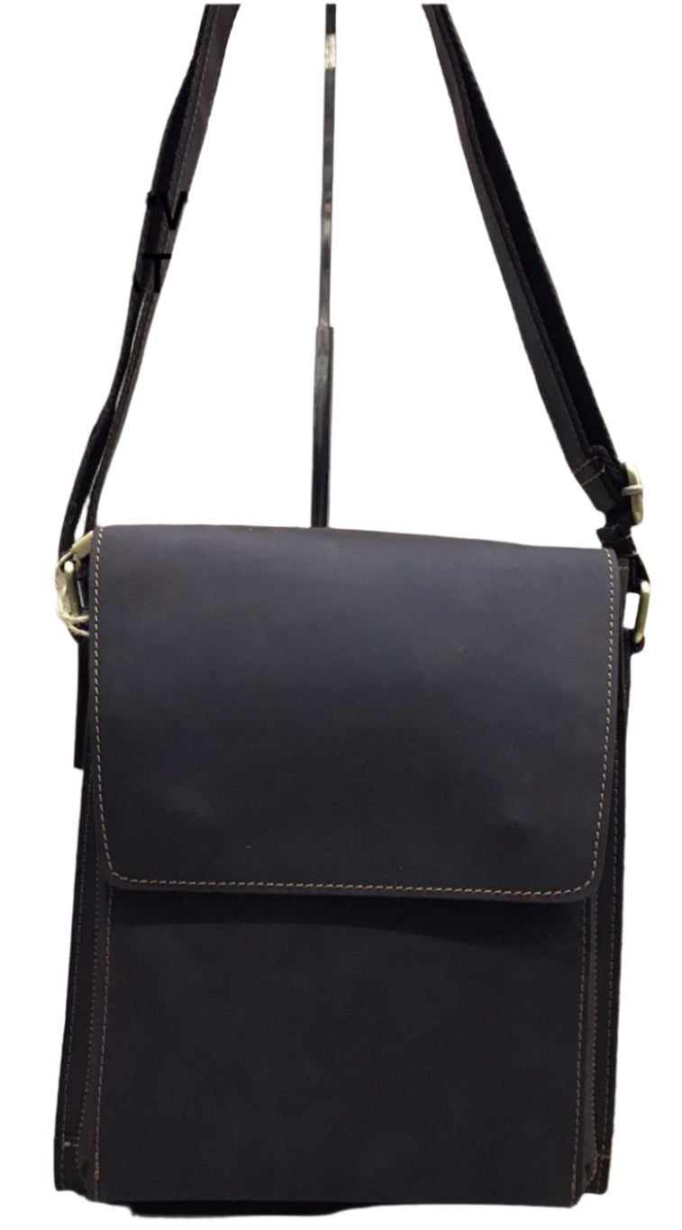 X-722 Genuine Leather Crossbody Bag